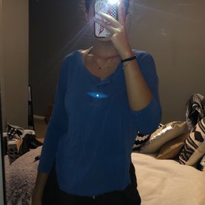 Blue American Eagle top